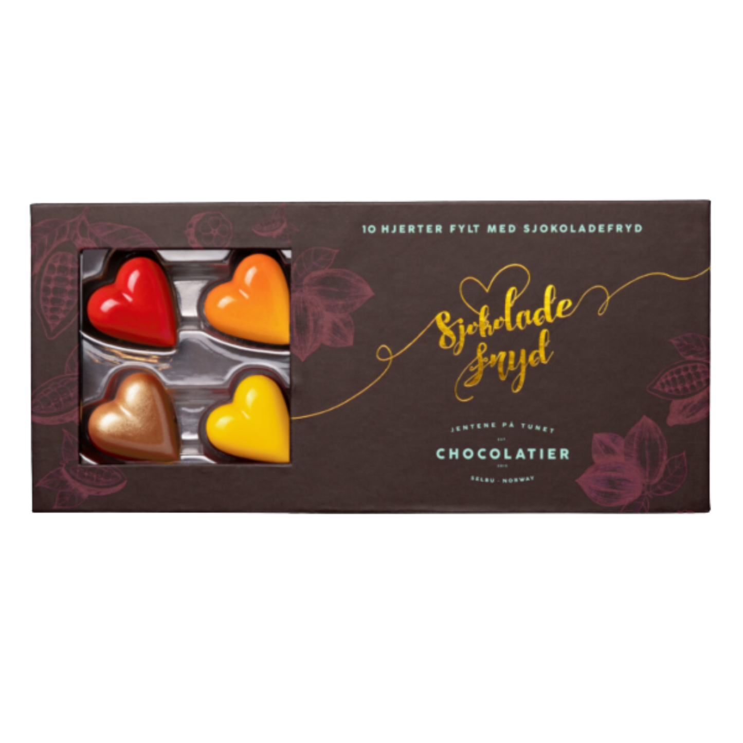 Sjokoladefryd hjerteeske 10 biter