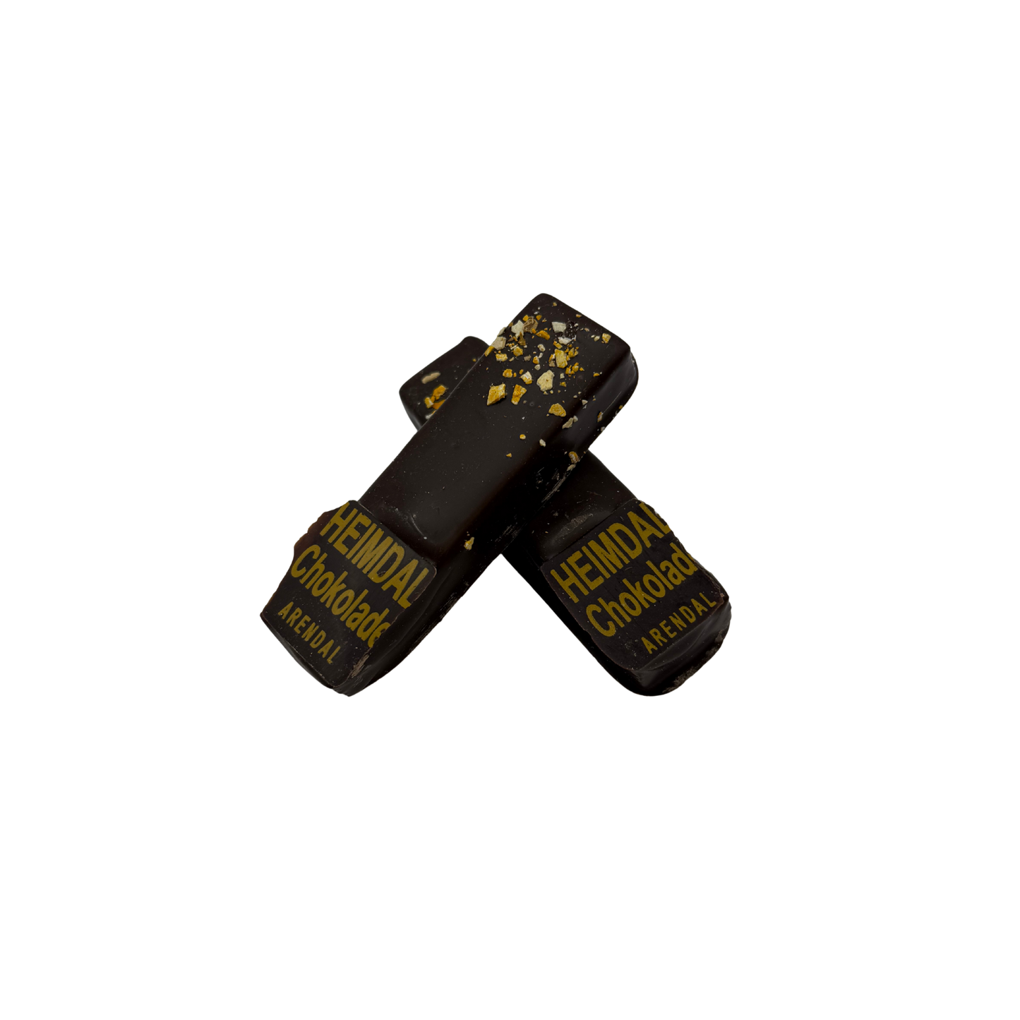 Appelsinmarsipan i mørk sjokolade