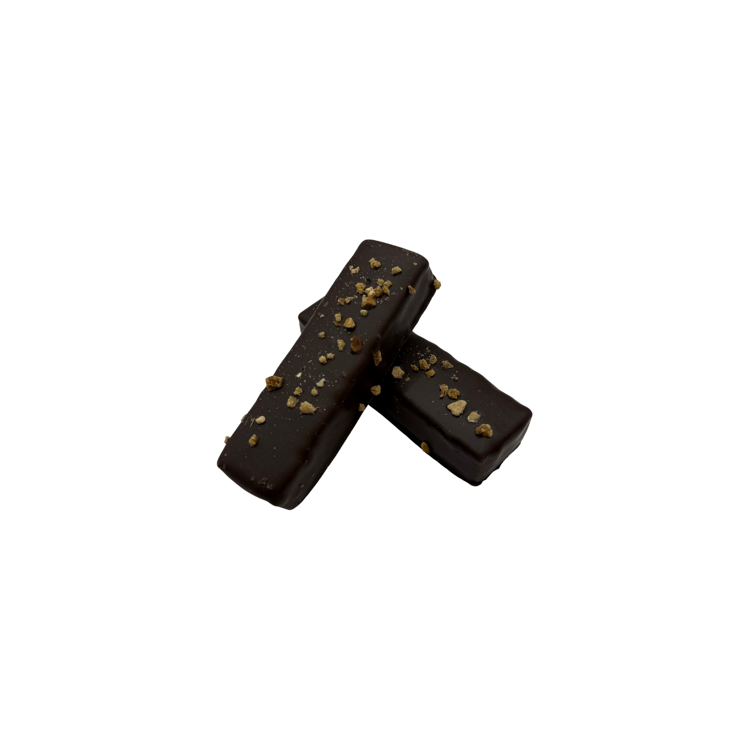 Krokannougat i mørk sjokolade