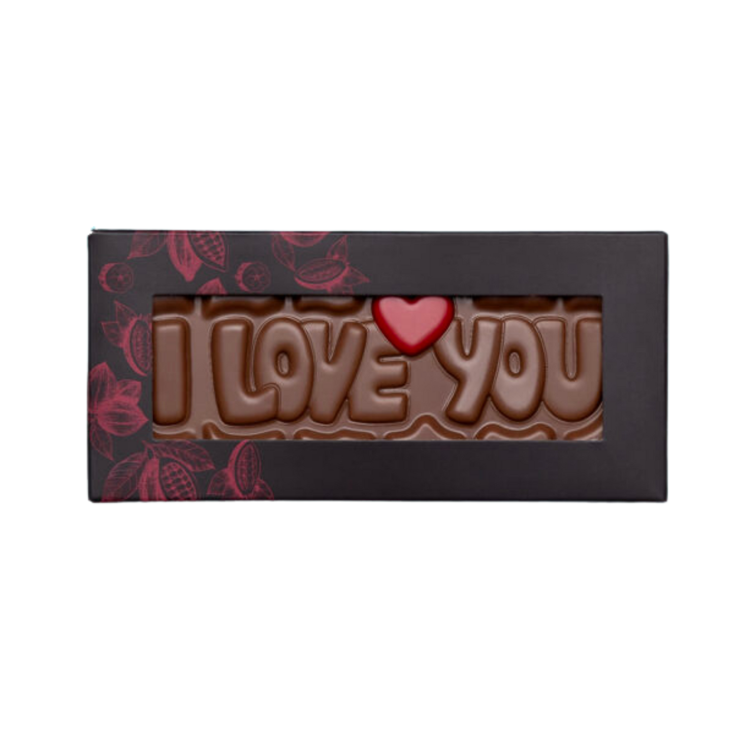 "I love you" sjokoladeplate