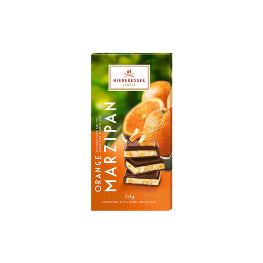 Marsipanplate appelsin