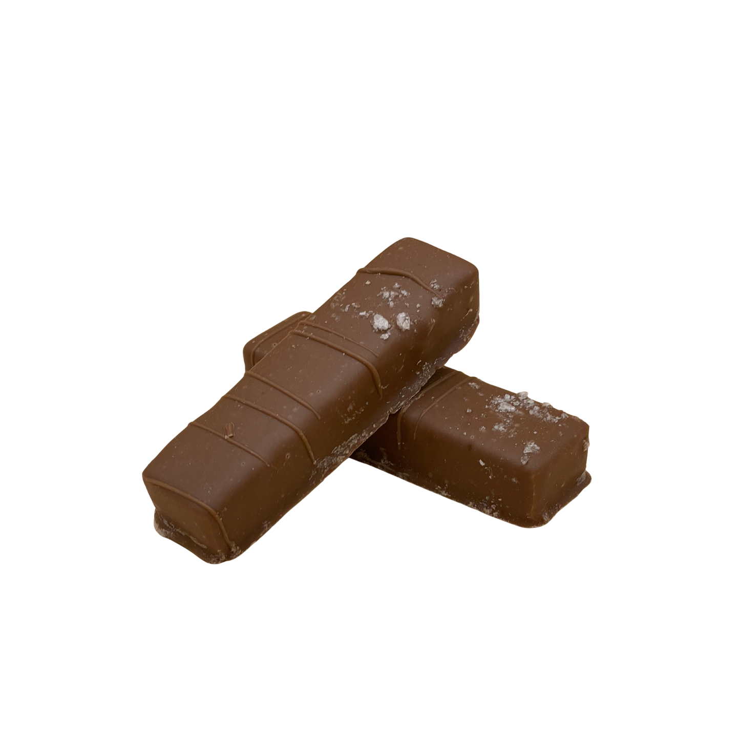 Karamellnougat med havsalt i melkesjokolade