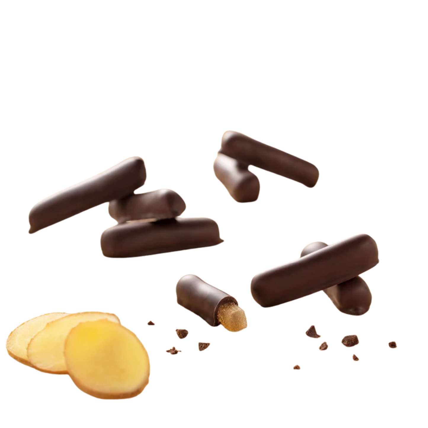 Sjokoladetrekte ingefær