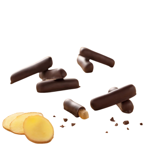 Sjokoladetrekte ingefær