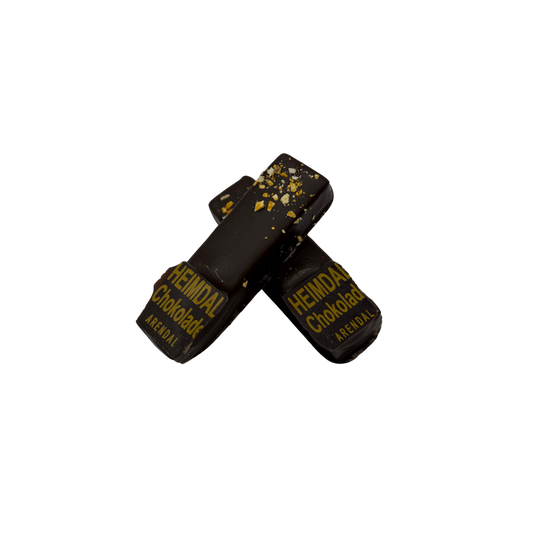 Appelsinmarsipan i mørk sjokolade