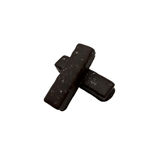 Nougat med havsalt i mørk sjokolade