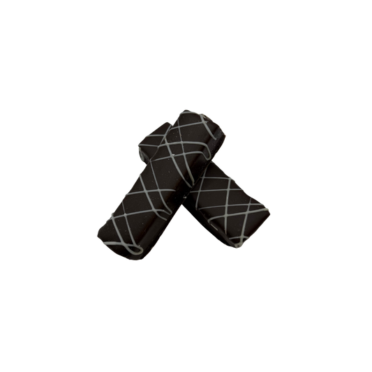 Pasjonsfruktmarsipan i mørk sjokolade