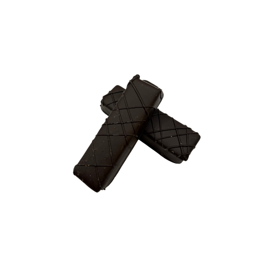 Valnøttmarsipan i mørk sjokolade