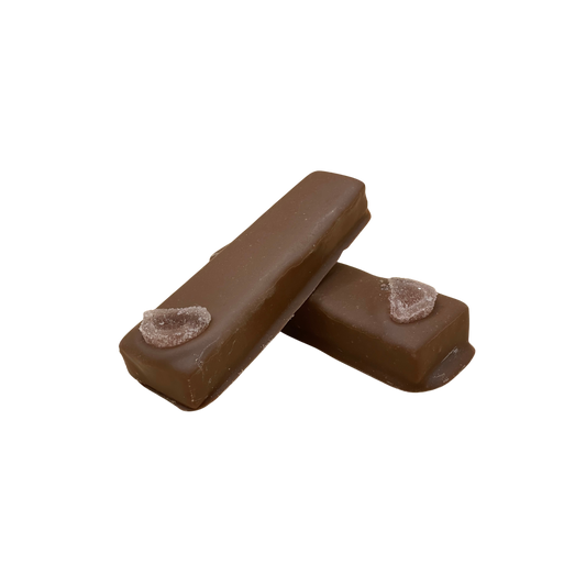 Jordbærmarsipan i melkesjokolade