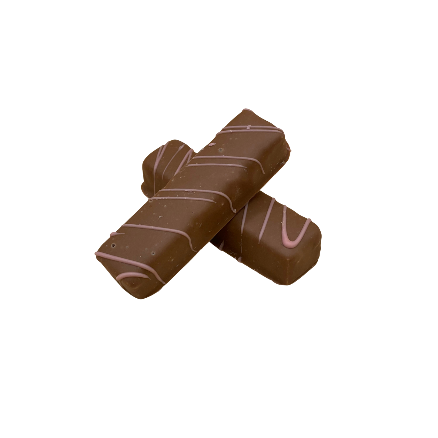 Jordbærnougat i melkesjokolade