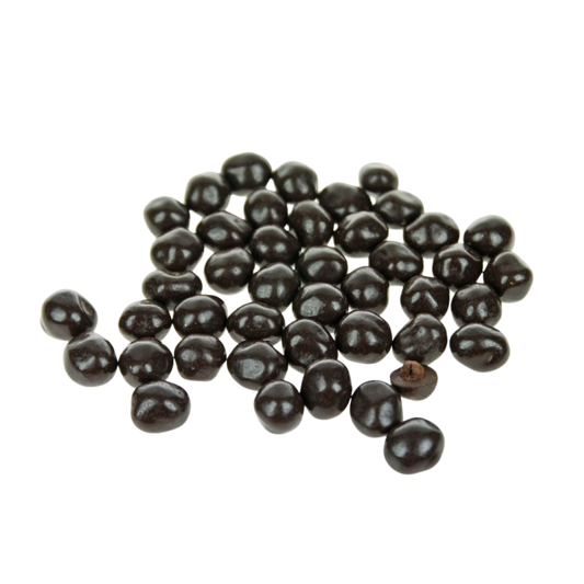 Sjokoladetrekte kaffebønner