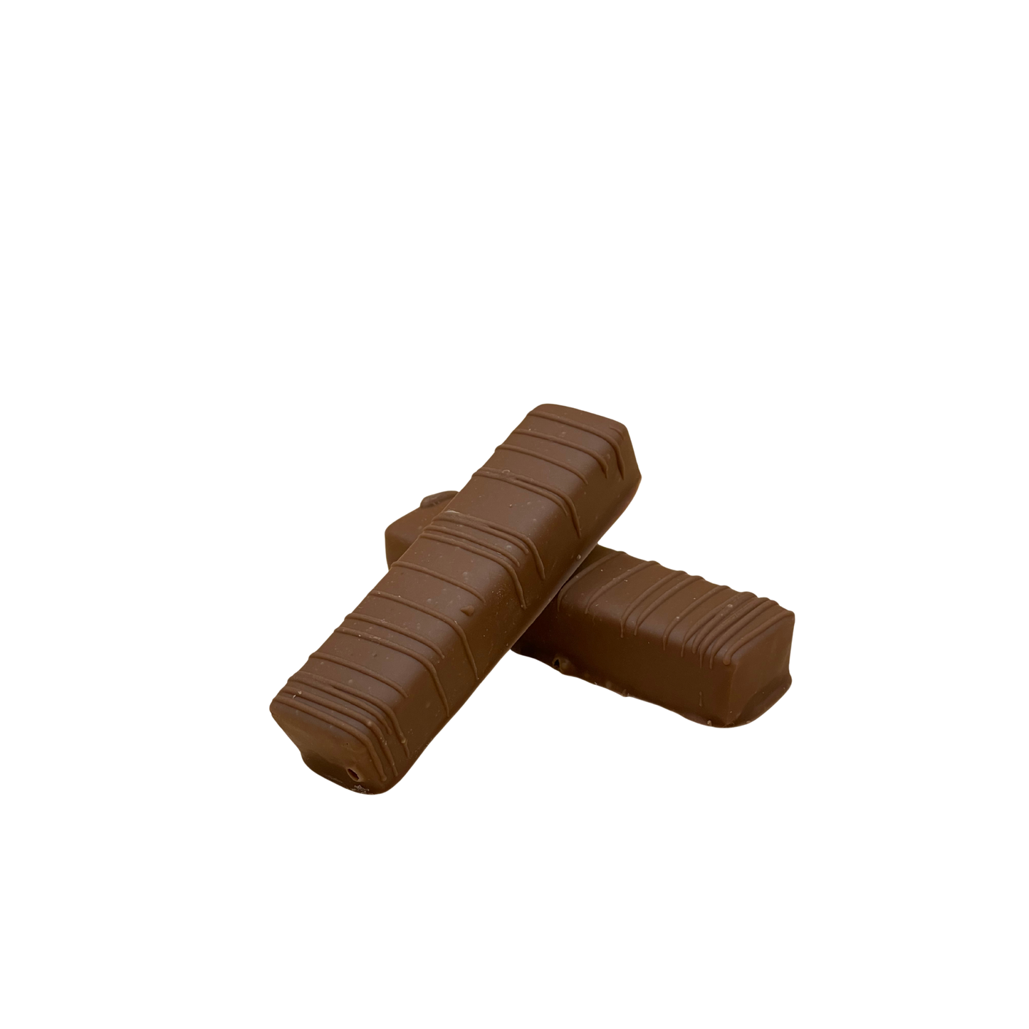 Karamellnougat i melkesjokolade