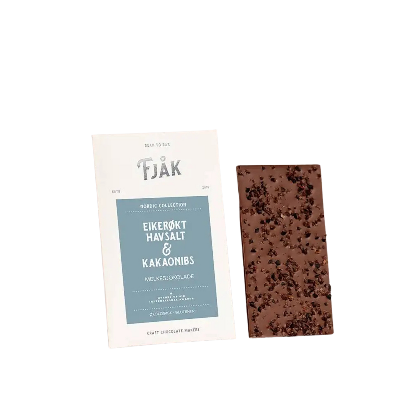 Eikerøkt havsalt & kakaonibs