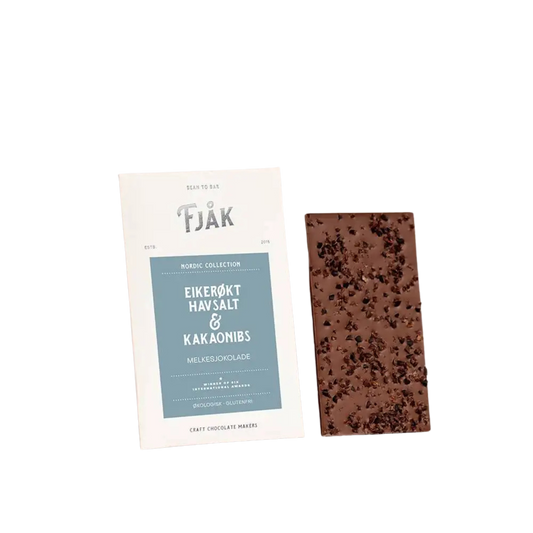 Eikerøkt havsalt & kakaonibs