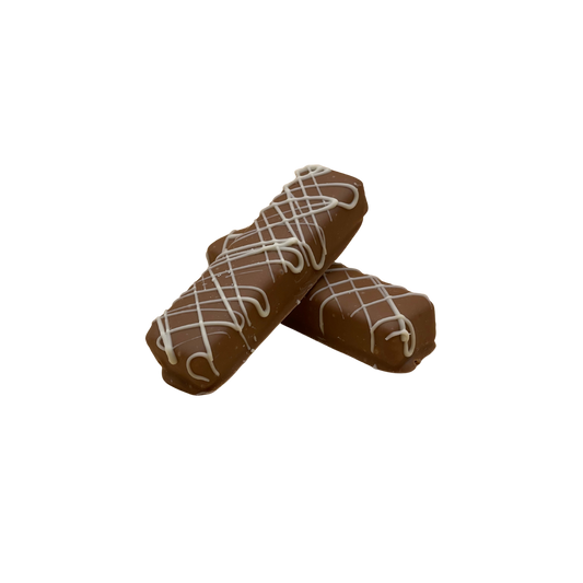 Pasjonsfruktmarsipan i melkesjokolade